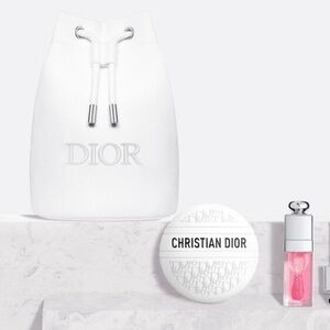 Dior beauty white bucket pouch